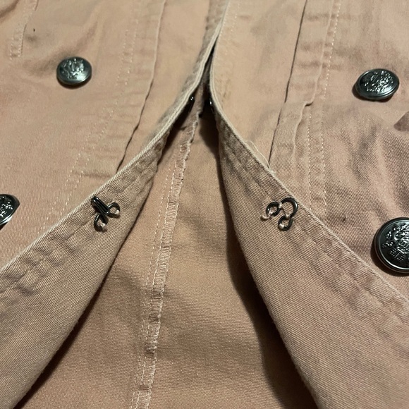 Westport Blush Pink military classic button up with front clasp closures size 2X - Picture 3 of 8